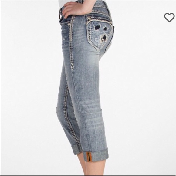 Distressed Ina Capri by Rock Revival - Picture 3 of 5